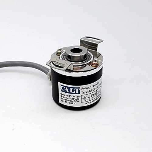 Incremental Optical Rotary Encoder Shaft 8mm Resolution Line Driver 5V Hollow Shaft Rotary Encoder 1024P/R Line Driver 1024P/R