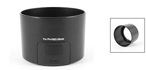 uxcell 58mm Lens Hood Black for Pentax 55-300mm