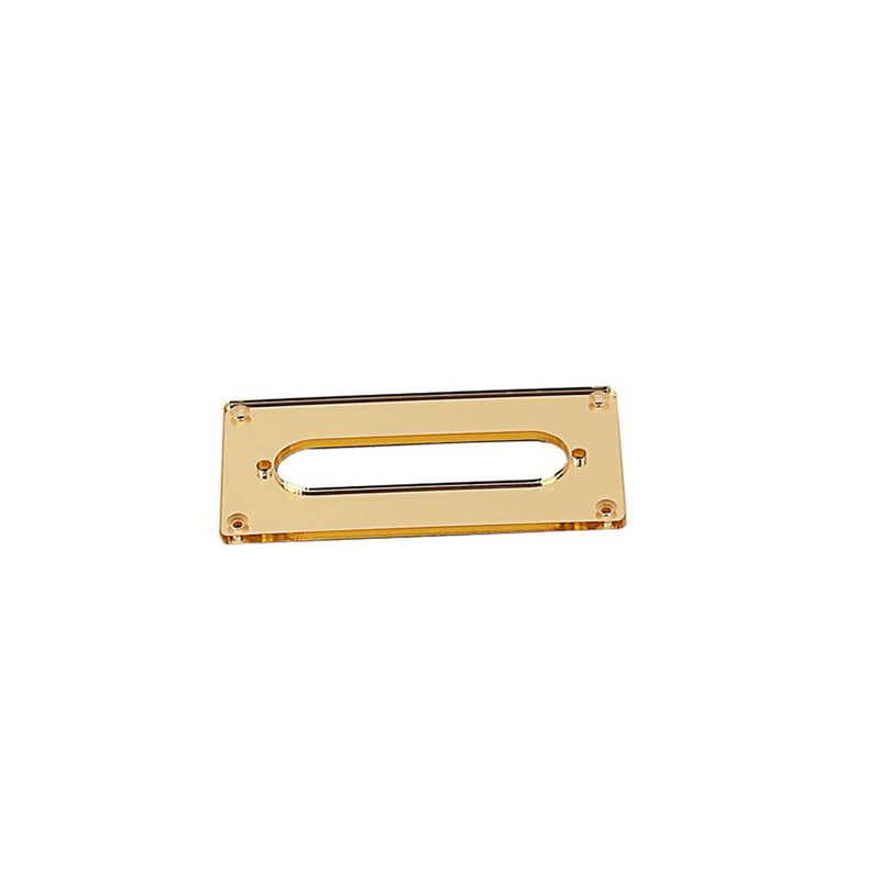 Alnicov Humbucker To Single Pickup Adapter Mounting Ring for Telecaster Guitar Bridge Pickup,Golden Arcylic Mirror