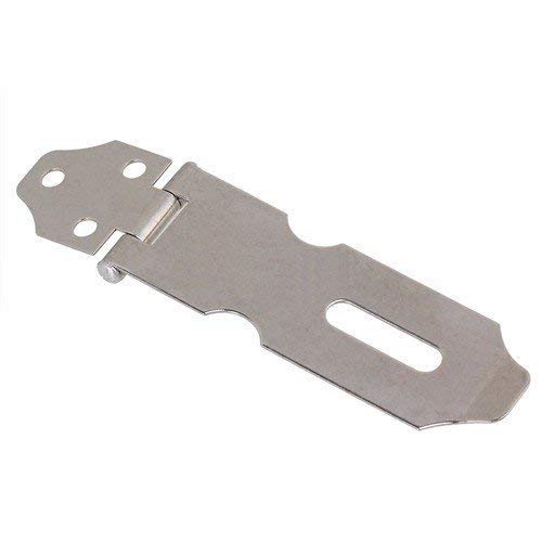 Wideskall® 3" inch Zinc Plated Swivel Safety Hasp and Staple with Screws (Pack of 10) Pack of 10