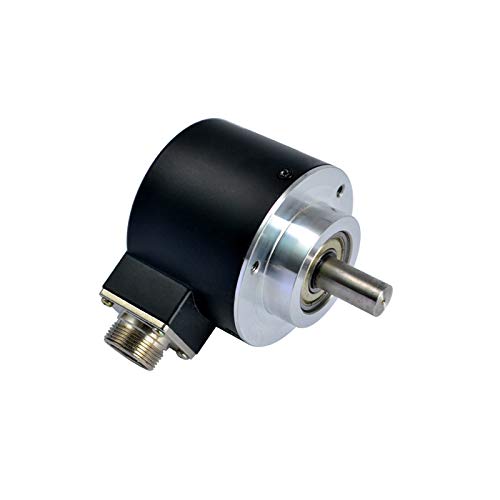58mm Outer Diameter 10mm Optical Incremental Rotary Encoder 1024 PPR Resolution 5-26V pushpull 1024ppr