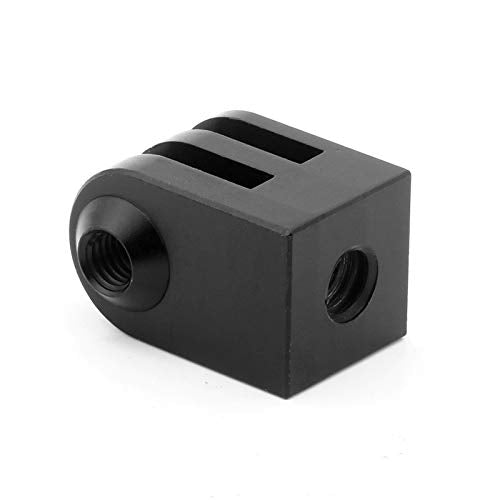 2 Pcs Aluminum Tripod Mount Adapter for GoPro Hero 9/8/7/(2018)/6/5/4 Black,Hero 3+,DJI Osmo Action,AKASO/Campark/YI Action Cameras