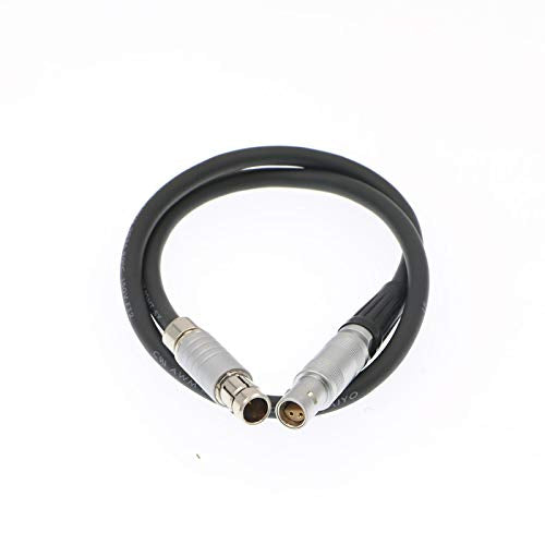 Uonecn 3 pin Male to 2 pin Male 2 pin Female Cable for ARRI Heden Cmotion Compact Remote Start Stop Record Cable.