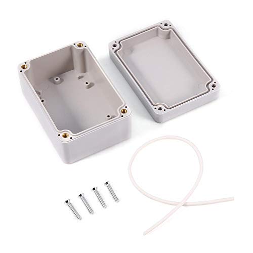 Junction Box IP66 Waterproof Dustproof Thermoplastic ABS Junction Box Wire Connection Electrical Project Outdoor Enclosure(98 x 66 x 48mm)