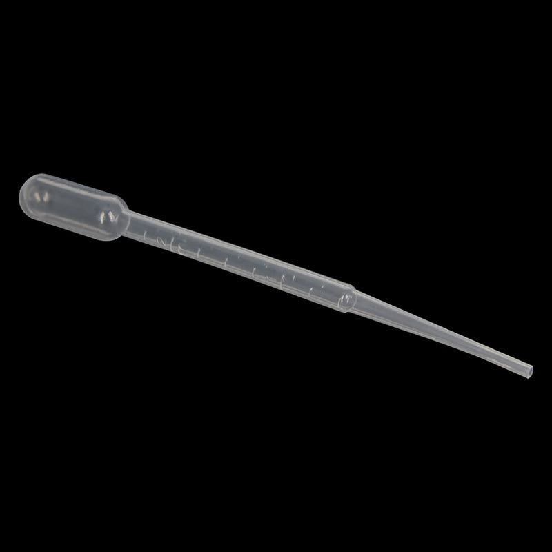 Bettomshin 2ml Plastic Disposable Pipettes 5.63" Length Clear Graduated Transfer Pipettes Liquid Dropper for Ear Eye Essential Oils Alcohol Paint Makeup Lab 200pcs 2ml 200pcs