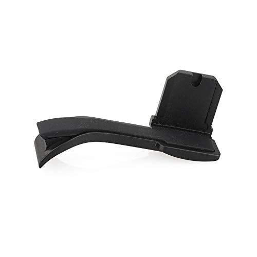 JFOTO M8b-G Thumbs Up Grip Designed for Leica M8/M9/M-E/M9-P, Stuck on The hot Shoe, Better Balance & Grip Convenience, Camera Black Metal Hand Grip, Newest Version securely The Camera