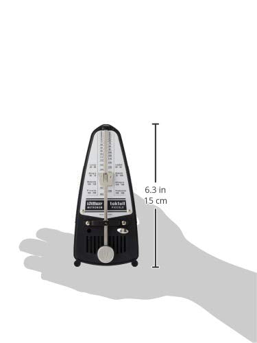 Wittner 836 Taktell Piccolo Metronome, Black