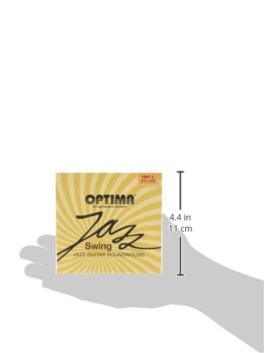 Optima™ Jazz Swing Chrom 1947 L - Strings For Electric Jazz Guitar - 012/054