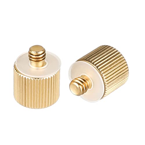 CAMVATE 3/8" -16 Female to 1/4"-20 Male Tripod Thread Reducer Adapter for Tripod(2 Pieses) - 1233