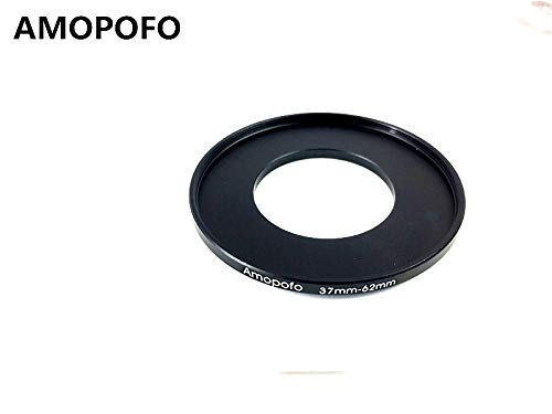 Universal Camera step up ring Male To Male 37mm-62mm to 37 mm to 62 mm Macro Reverse Ring Adapter Black