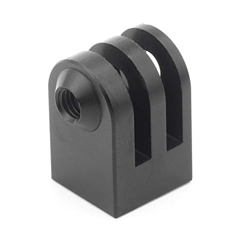 2 Pcs Aluminum Tripod Mount Adapter for GoPro Hero 9/8/7/(2018)/6/5/4 Black,Hero 3+,DJI Osmo Action,AKASO/Campark/YI Action Cameras