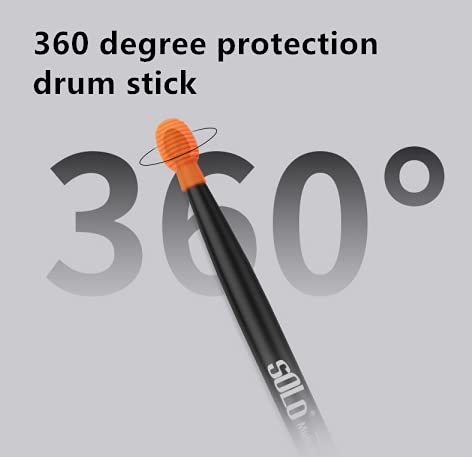 Drumsticks Grips with Drum mutes, Drumsticks Accessories for 5A drum sticks, Easy Stick Twirl, Grip or Control Clips, Good for Beginner Drummer, AUPHY #5