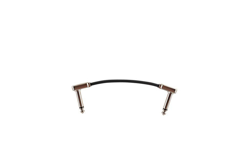 [AUSTRALIA] - Ernie Ball Flat Ribbon Patch Cable, 3in, Black (P06225) 3 inch 1-Pack 