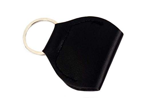 Guitar Pick holder Keychain Case,Black & Brown,Pack of 2