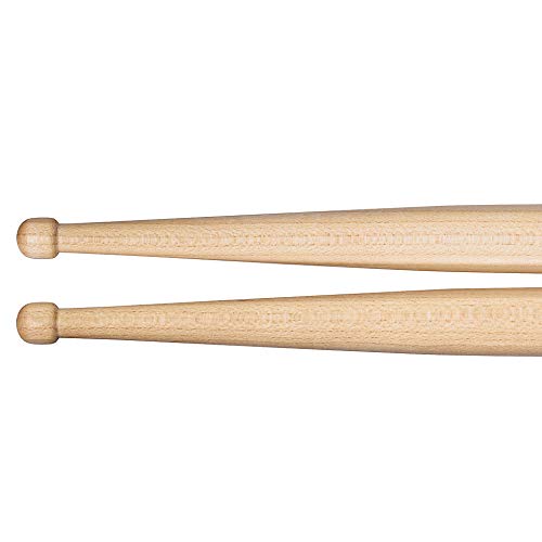 MEW 5A Drumsticks, 2 pair Drum Sticks with Maple Wood Drumsticks Oval Tip Fit for Kids Adult Beginner