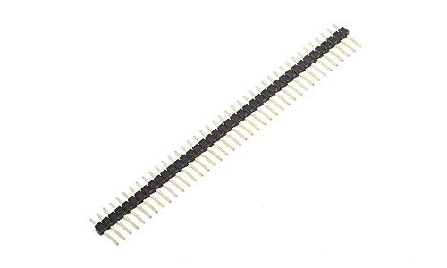 50 x Single Row 40 Pin 2.54 mm Male Pin Header Connector