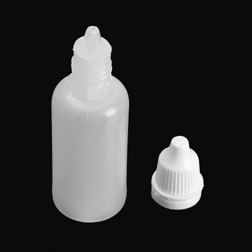 AKOAK 12 Pcs 15ml Plastic Squeezable Eye Liquid Dropper Bottles with Childproof Cap