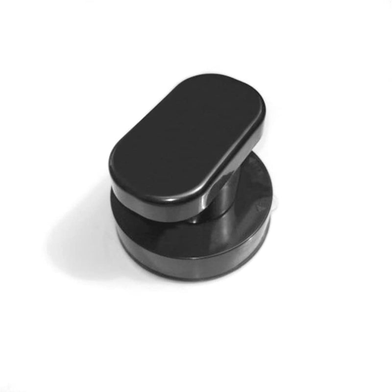 Mini Powerful Suction Cup Glass Mirror Door Handle Bathtub Shower Handle Kitchen Drawer Handle Suction Cup Bathroom Door Refrigerator Nonporous Sucker (Black) Black