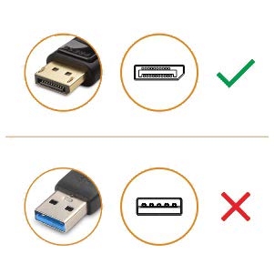 [AUSTRALIA] - Cable Matters DisplayPort to HDMI Adapter (DP to HDMI Adapter is NOT Compatible with USB Ports, Do NOT Order for USB Ports on Computers) 1 
