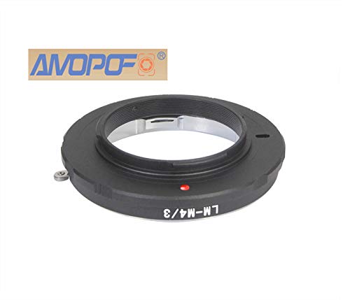 LM to M4/3 Lens Adapter, Compatible with for Leica M Zeiss ZM,Voigtlander VM Lens to with Micro 4/3(MFT, M4/3) Mount Camera, Such as for Olympus EP1,EP2,EP3,EPL1,EPL2,EPL3,EPL5,EPM1 Leica M to M4/3 Lens adapter