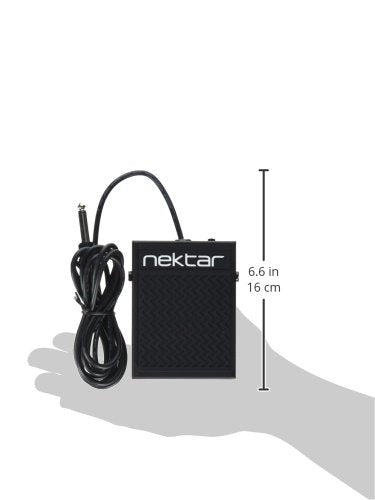 Nektar NP-1 Metal Foot Switch/Sustain Pedal, 3.07 x 1.77 x 6.81 inches
