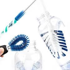 Bottle Brush Cleaning Set – 3 Brushes for Bottles, Straws, and Lids, Bottle Brush Cleaning Set - Water Bottle, Coffee Thermos, Baby Bottle
