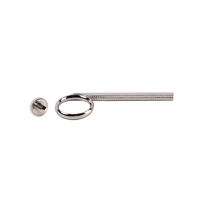 Alnicov 75mm Trumpet Valve Slide Finger Ring and screw for Trumpet Replacement Silver