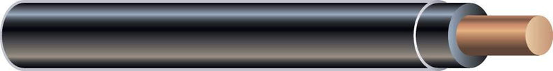 SOUTHWIRE COMPANY LL 11579041 50' 14SOL BLK THHN Wire, 14 Guage, Black