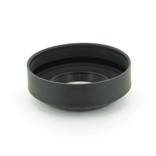 Albinar 77mm Universal Telematic Wide/Zoom 3 Position Rubber Lens Hood