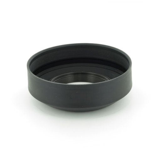 Zykkor 77mm Universal Telematic Wide/Zoom 3 Position Rubber Lens Hood
