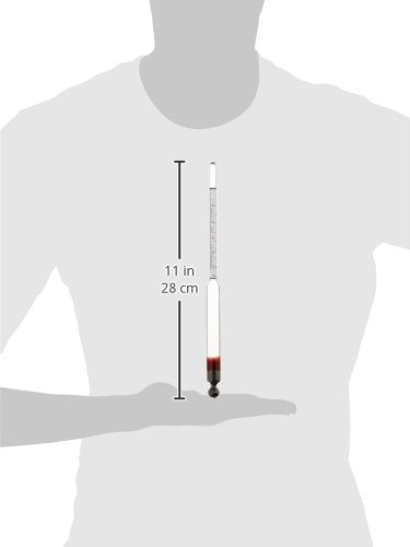 Monster Brew Home Brewing Supplies 1 X Hydrometer - Triple Scale, Clear Normal