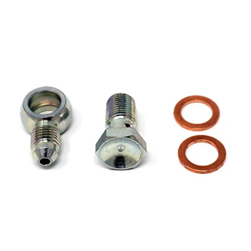 Tier1 Motorsports 1 Steel Banjo Bolt Fittings M10 x 1.0 (Metric 10mm) to 3AN -3 AN3