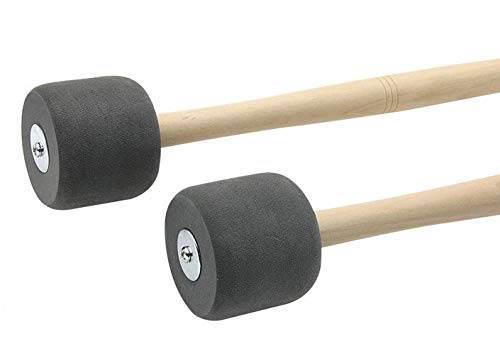 Tzong 2Pcs Gray Foam Mallet Drum Mallets Sticks Drumstick Instrument