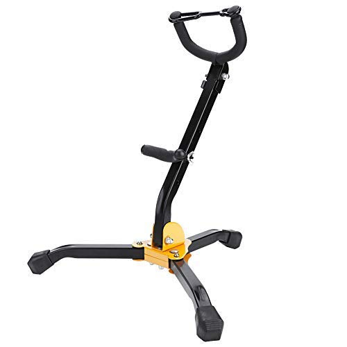 Saxophone Stand - Metal Foldable Adjustable Alto Tenor Sax Saxophone Tripod Stand