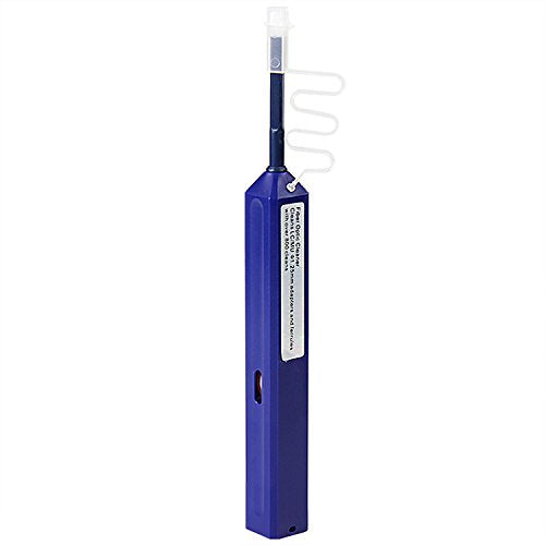 TUTOOLS Fiber Optic Cleaner,Fiber Optic connectors Cleaning,Fiber Optic Cleaner Pen with 800+ Cleans for LC/MU 1.25mm UPC/APC Ferrules Push Type