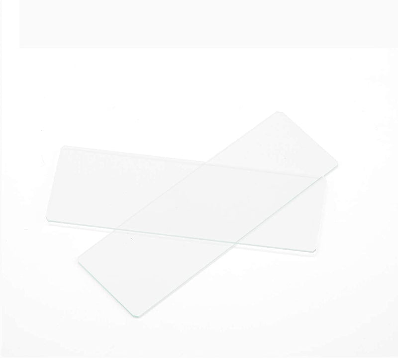 SWIFT Microscope Slides Kit with 50 Pre-Cleaned Blank Slides and 100 Glass Coverslips for Monocular Binocular Trinocular Microscopes BS50CB