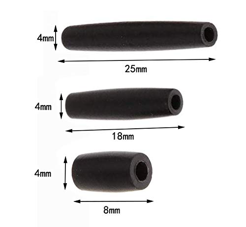 Jiayouy 5 Set Saxophone Repair Parts Bakelite Shaft with Rod Screw for Sax Wind Instrument Accessory