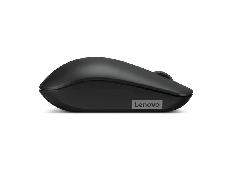 Lenovo 530 Wireless USB Mouse for PC, Laptop, Computer with Windows - 2.4 GHz Nano USB Receiver - Ambidextrous Design - 12 Months Battery Life - Raven Black Full Size Classic