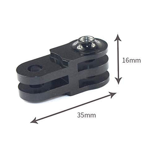 2 Pcs Universal Rotary Extension Aluminum Arm Mount for GoPro Hero 9/8/7/(2018)/6/5 Black,Session 5/4,Hero 3+,DJI Osmo Action,AKASO/Campark/YI Action Camera