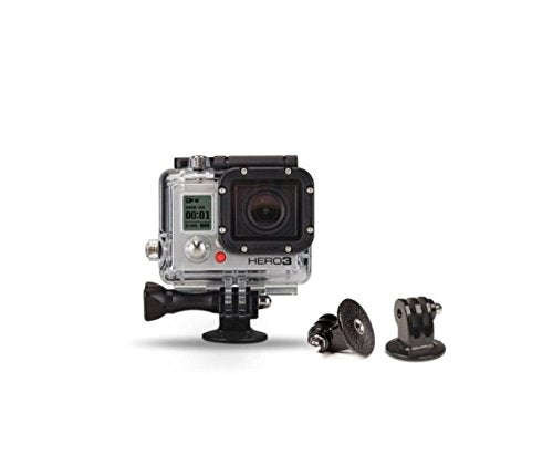 OCTO MOUNT 4 Pack Universal Black Tripod Mount Adapter with Long Thumbscrew for Action Cameras. Compatible with GoPro Hero, Session, and Suptig Cameras.