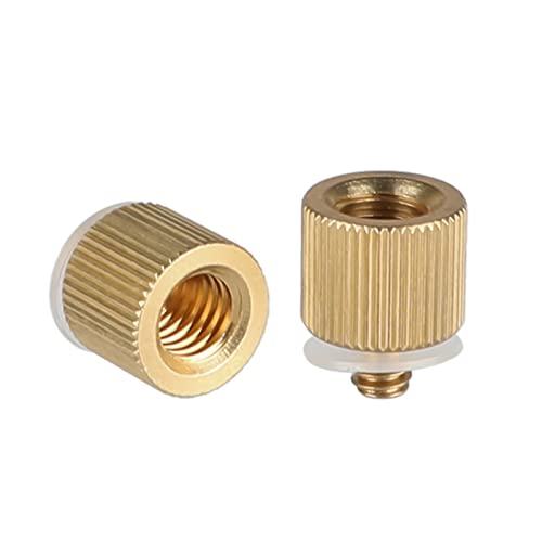 CAMVATE 3/8" -16 Female to 1/4"-20 Male Tripod Thread Reducer Adapter for Tripod(2 Pieses) - 1233