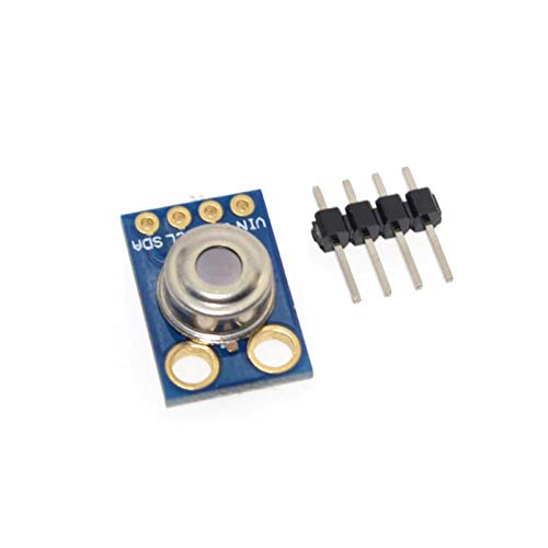 Taidacent GY-906 MLX90614 ESF Infrared Temperature Sensor Module IIC Serial Interface 3-5V Non-Contact Temperature Sensor Module for 51 MCU Microcontroller