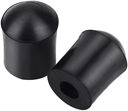 Jiayouy 4pcs Double Bass Endpin Rubber Tip Stopper Protector String Instrument End Cap Accessory