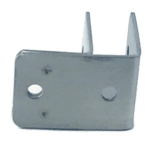 Harris Hardware 11689-B3 One Ear Toilet Partition Bracket, Stainless Steel, 2 Piece