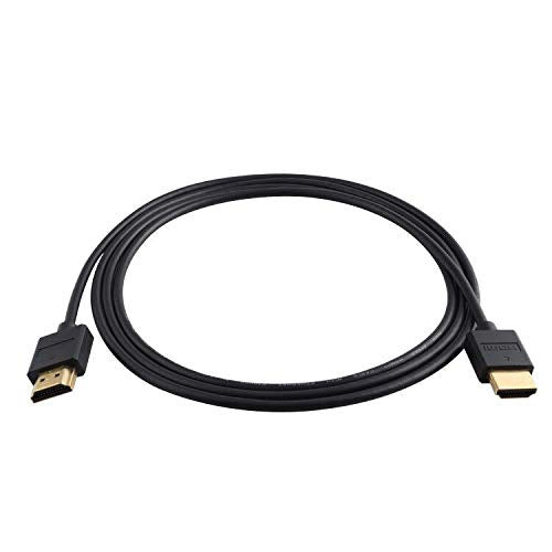 Pasow 4K HDMI Cable Ultra Thin Male to Male 36AWG High Speed Slim Cable (5FT/1.5M) 5FT/1.5M