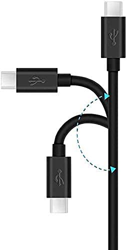 Adhiper Replacement USB-C Cable Cord Charging Power Cord Data Synchronization Cable Compatible for Nikon Z6 Z7 Cameras Compatible for Canon EOS R RP POWERSHOT Mark G5X II G7X III Cameras (1M)