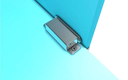 [AUSTRALIA] - FGen 4pcs Stainless Steel Magnetic Cabinet Cabinet Single Door Magnet Cabinet Suction Showcase Wardrobe Door Assembly 