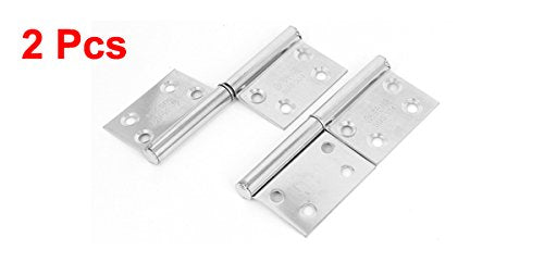 uxcell Lift Off Hinge, Stainless Steel Slip Joint Flag Hinges Cabinet Door, 4-inch Long, 2pcs