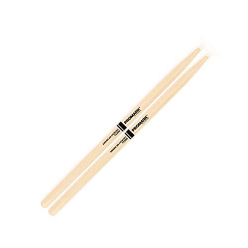 ProMark Classic Forward 2B Hickory Drumsticks, Oval Nylon Tip, One Pair Classic, Forward 2B Lacquer, Nylon Tip