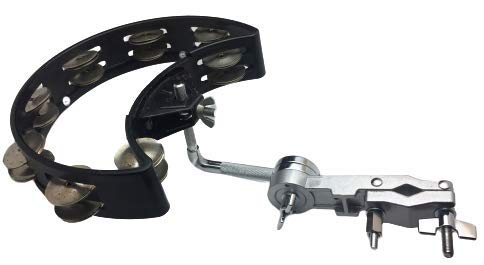 Cowbell Jam Block Tambourine Mount Multi Clamp for Drums - ROSS Percussion Cowbell Mounting Hardware